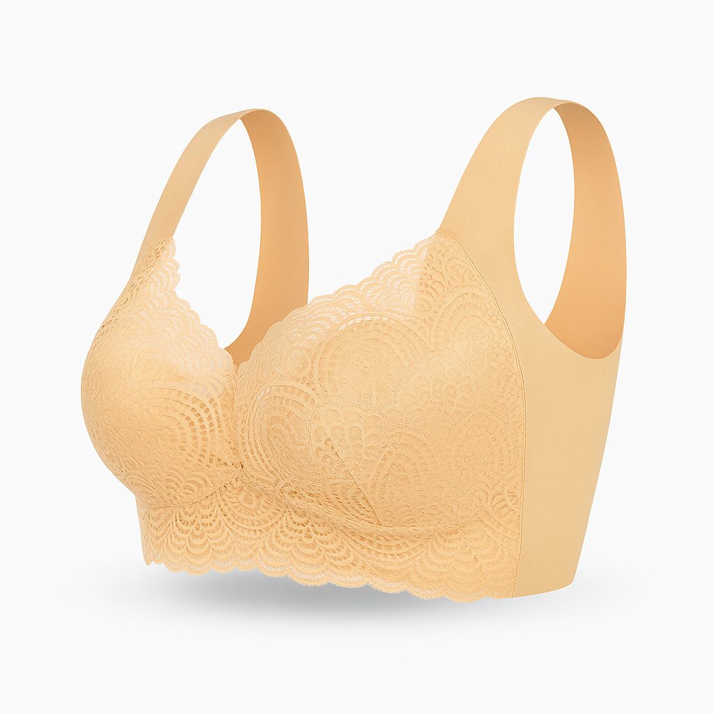 Soutien gorge sans armatures dentelle extensible maintien