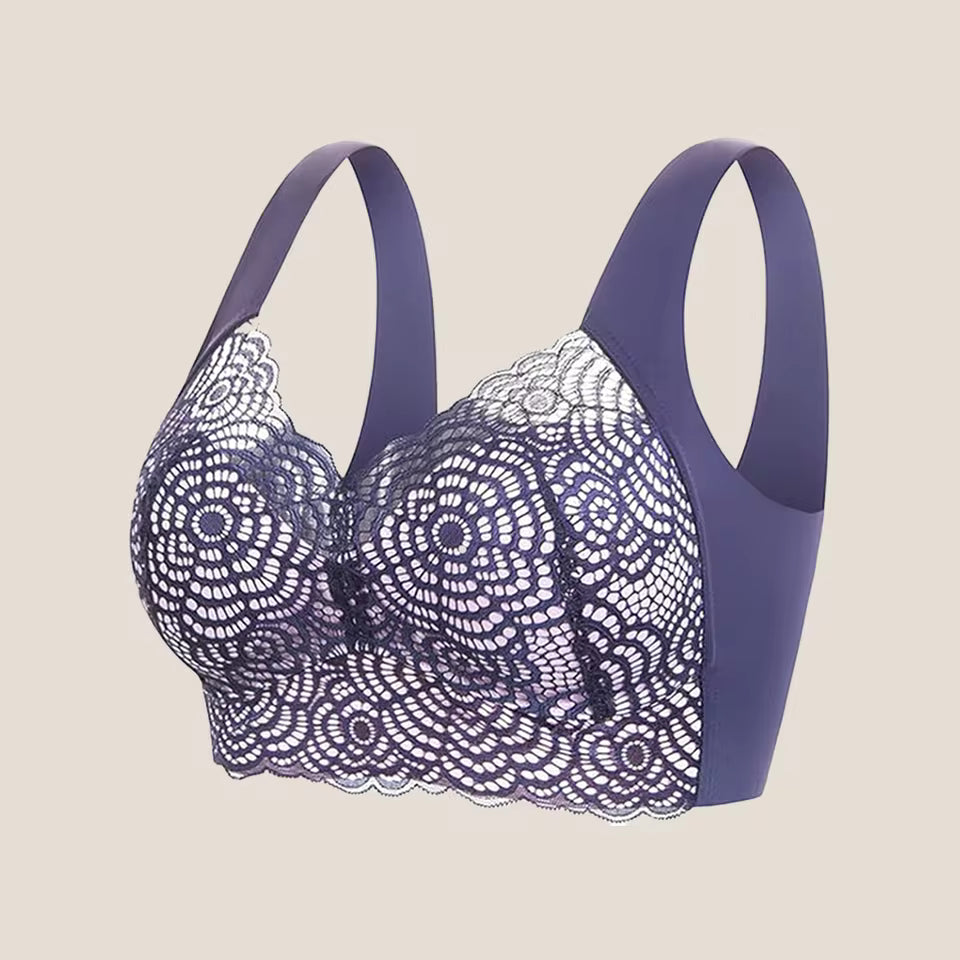 Soutien gorge sans armatures dentelle extensible maintien