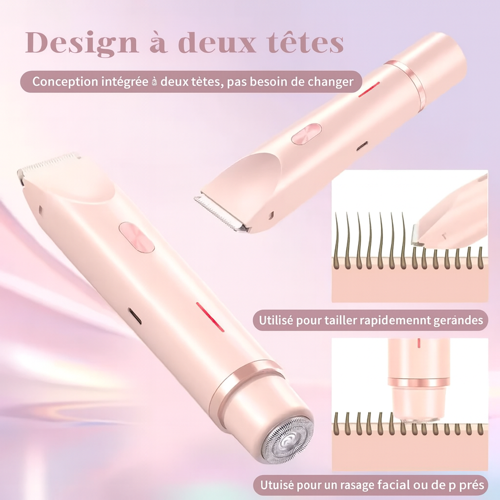 Rasoir Tondeuse Corps & Maillot – Compact et Rechargeable